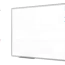 Tableau blanc magnétique 120x90 cm avec cadre en aluminium + accessoires - Série TM IDEA® Flex