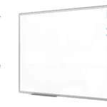 Tableau blanc magnétique 120x90 cm avec cadre en aluminium + accessoires - Série TM IDEA® Flex
