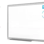Tableau blanc magnétique 60x40 cm avec cadre en aluminium + accessoires - Série TM IDEA® Flex