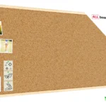 Tableau en liège (cadre en bois) 120x60 cm + ACCESSOIRES