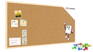 Tableau en liège (cadre en bois) 120x60 cm + ACCESSOIRES