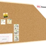 Tableau en liège dans un cadre en bois 120×80 cm