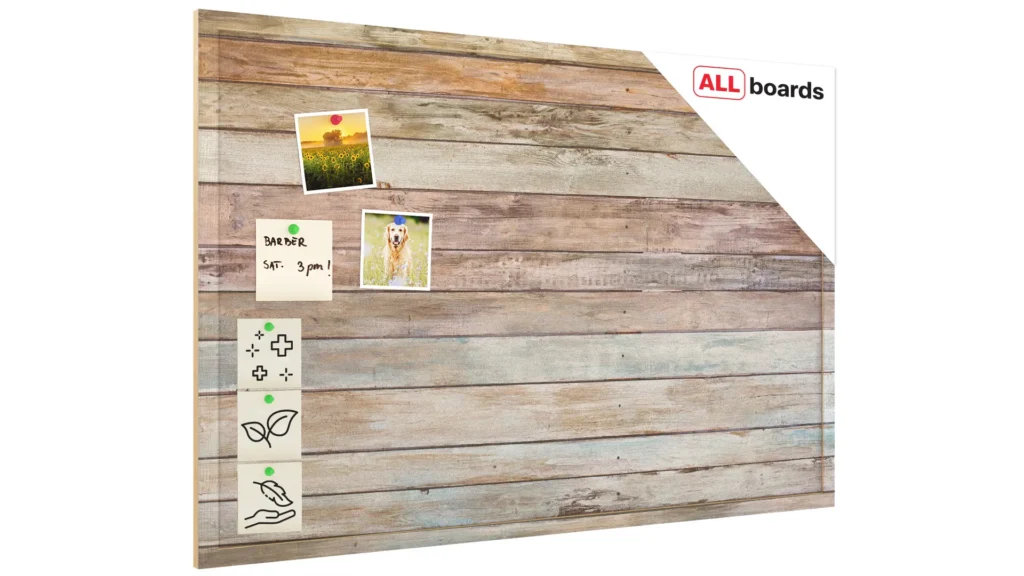 Tableau en liège impression intégrale PLANCHE PASTEL 90x60 cm cadre en bois