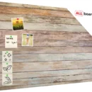 Tableau en liège impression intégrale PLANCHE PASTEL 90x60 cm cadre en bois