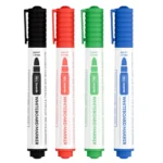 Set de marqueurs effaçables à sec ALLboards - 4 couleurs : Noir, Vert, Bleu, Rouge