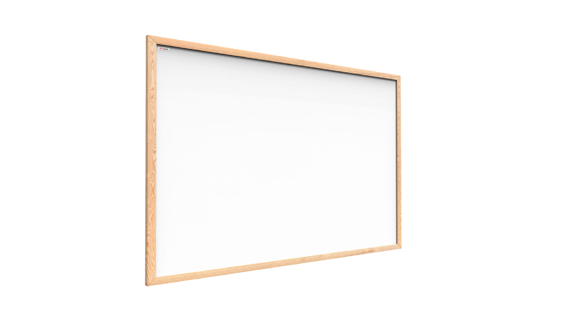 OUTLET Tableau Blanc Magnétique Effaçable à Sec avec Cadre en Bois 60x40 cm