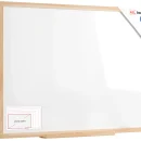 Tableau magnétique effaçable à sec 120 x 90 cm avec cadre en hêtre ALLboards DESIGN