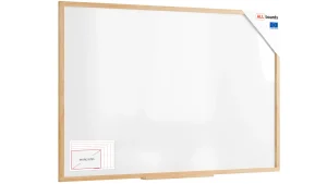 Tableau magnétique effaçable à sec 180 x 120 cm avec cadre en hêtre ALLboards DESIGN