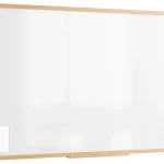 Tableau magnétique effaçable à sec 240 x 120 cm avec cadre en hêtre ALLboards DESIGN