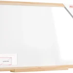 Tableau magnétique effaçable à sec 90 x 60 cm avec cadre en hêtre ALLboards DESIGN