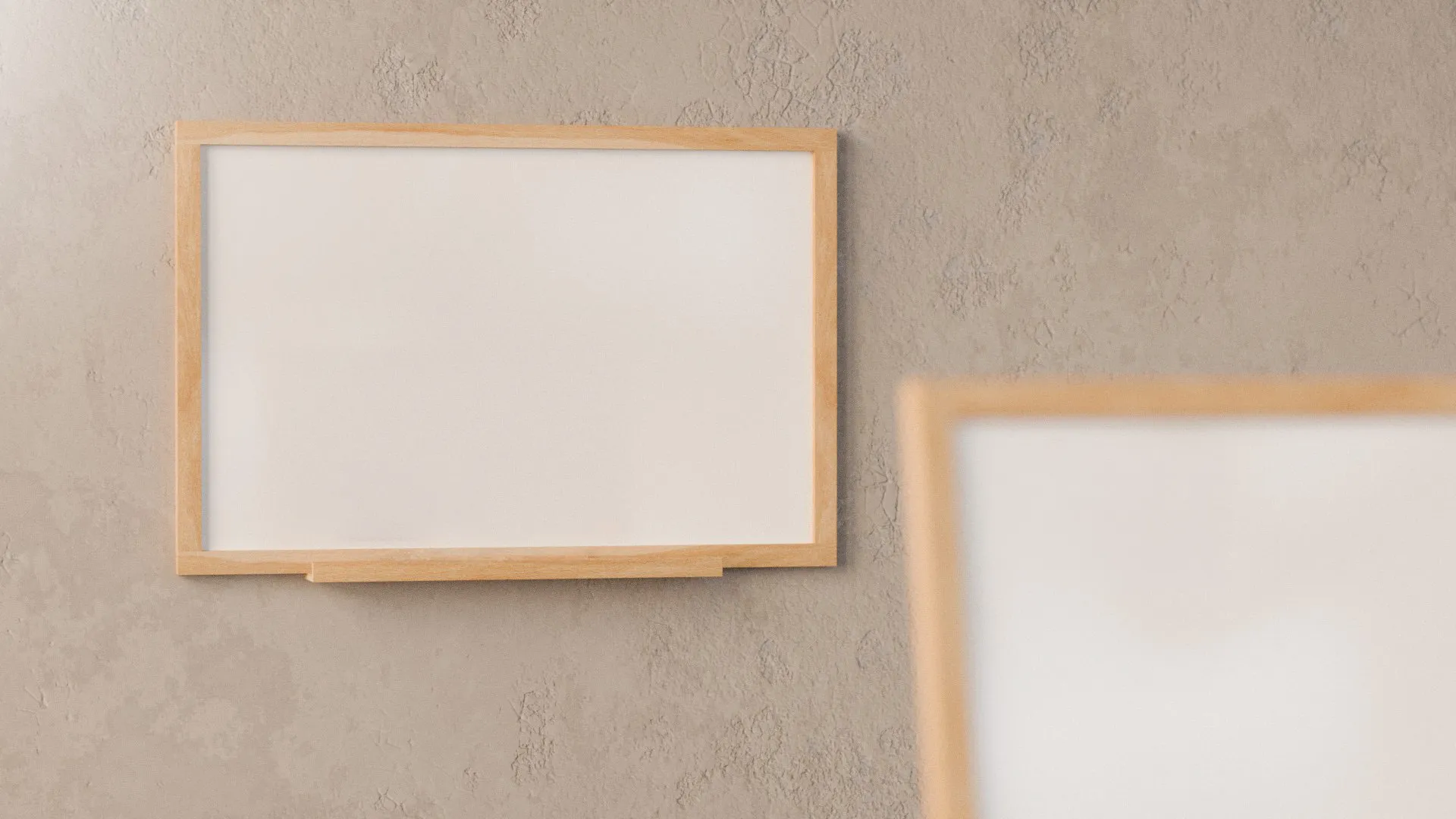 Tableau magnétique effaçable à sec 90 x 60 cm avec cadre en hêtre ALLboards DESIGN – Image 2