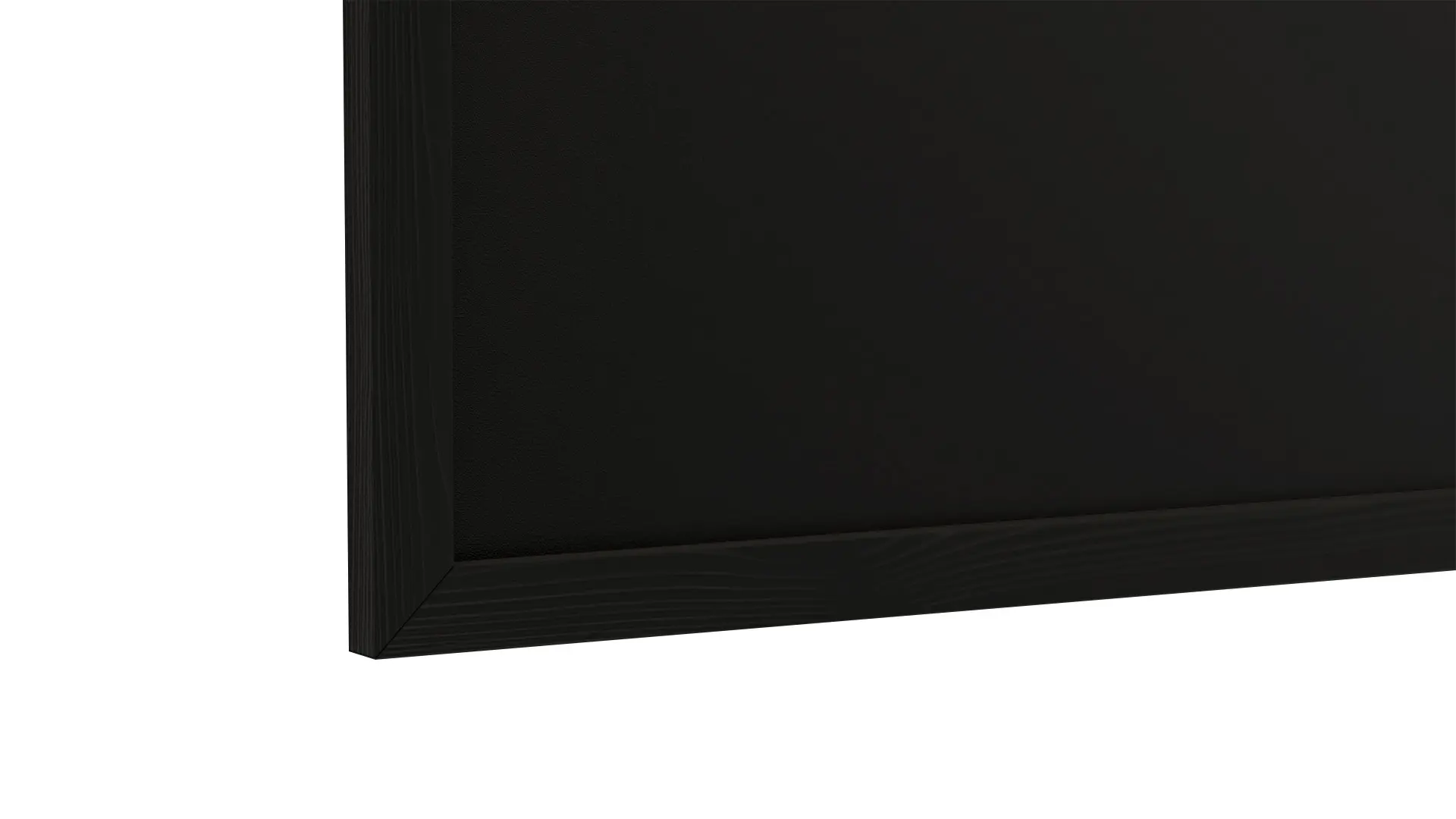 Tableau noir à craie 120x60 cm avec cadre en bois noir ECO – Image 8