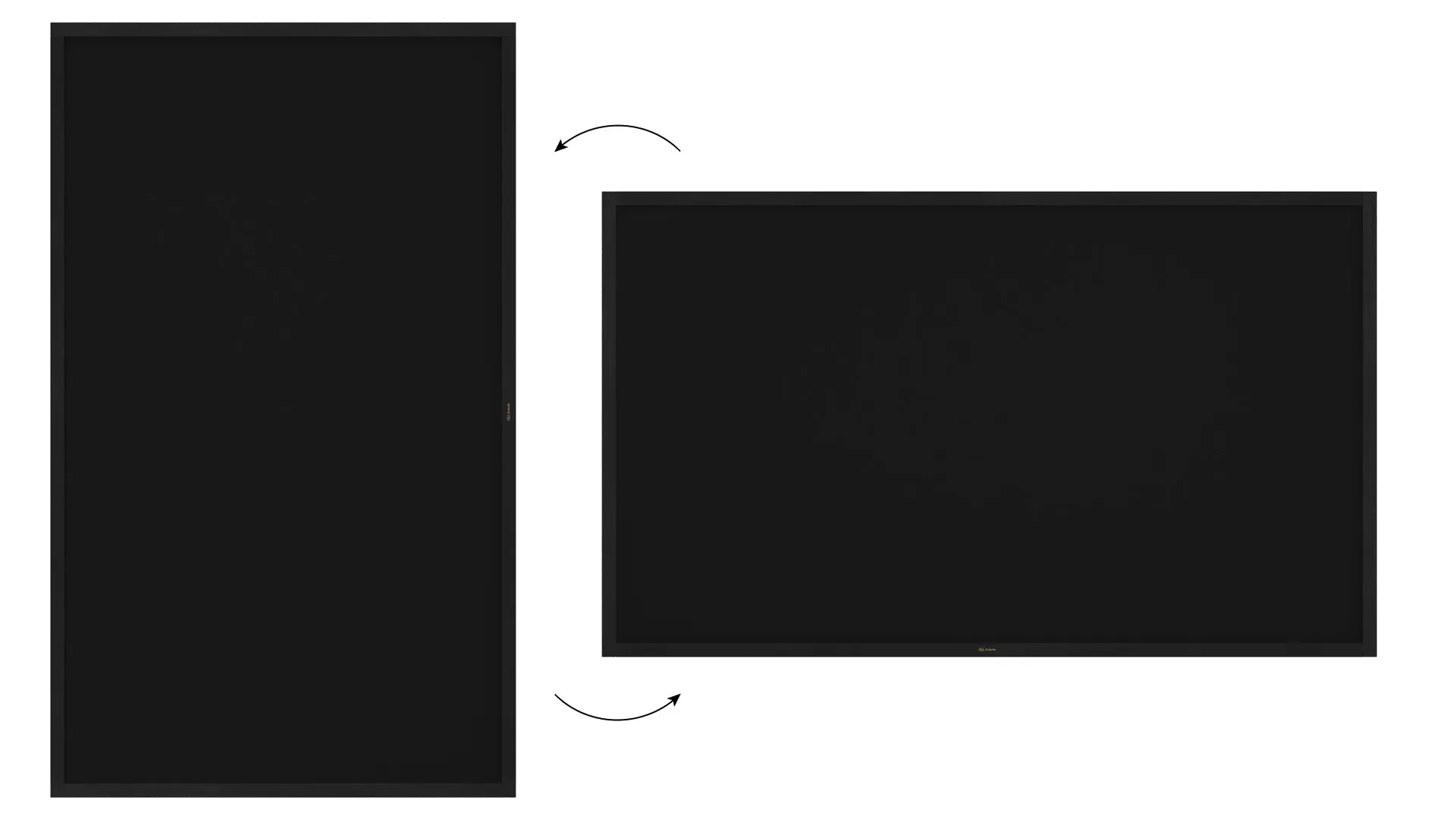 Tableau à Craie Noir avec Cadre en Bois Noir 200x120cm – Image 5