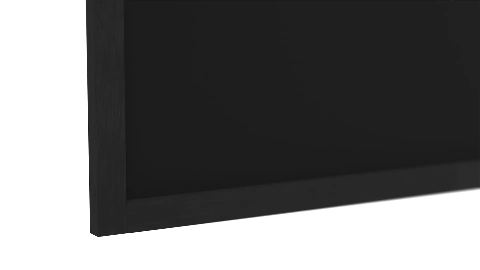 Tableau à Craie Noir avec Cadre en Bois Noir 200x120cm – Image 8