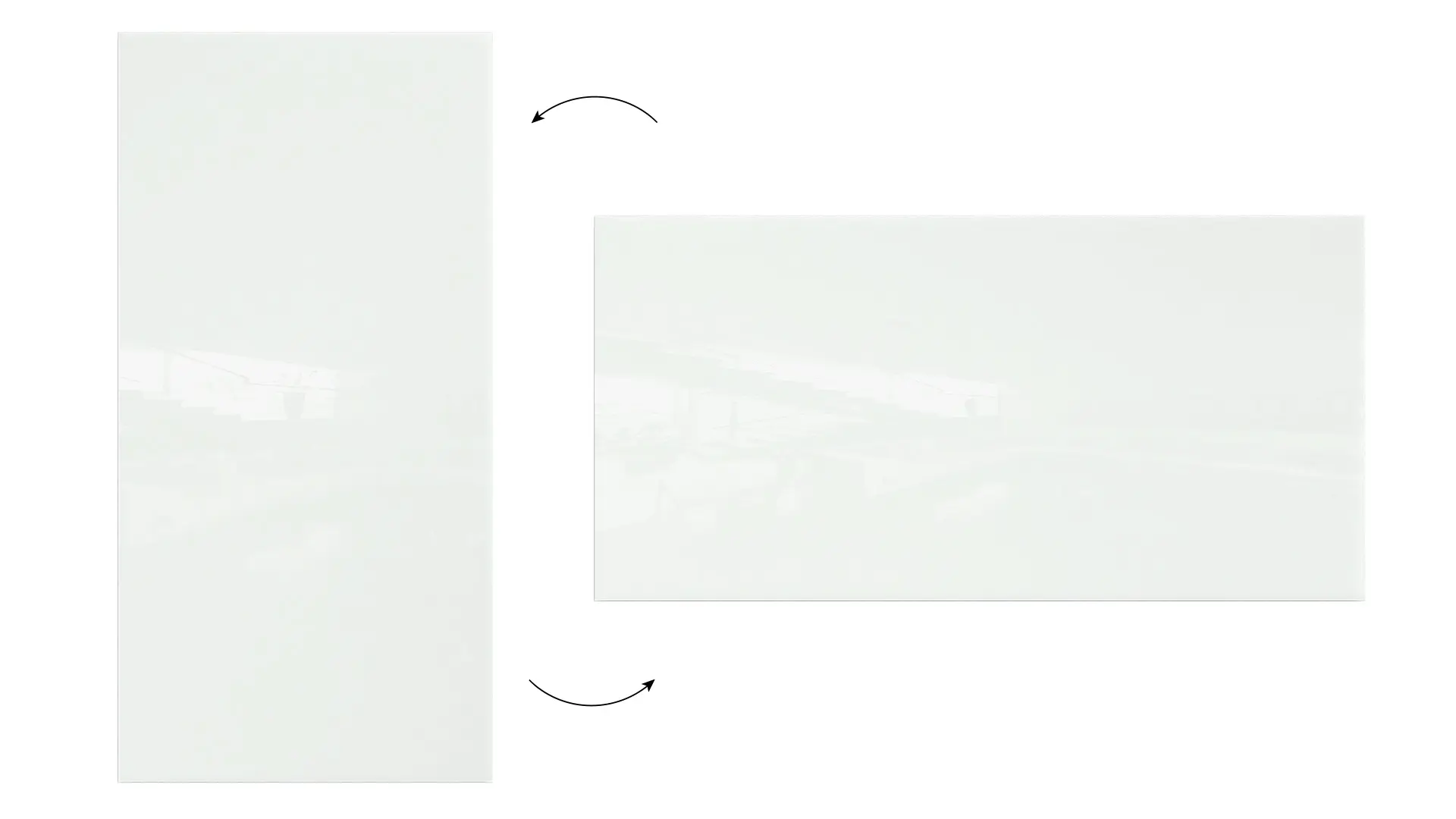 Tableau Blanc en Verre CLASSIC WHITE 200x100cm, Tableau Magnétique sans Cadre, Verre Trempé + ACCESSOIRES – Image 5