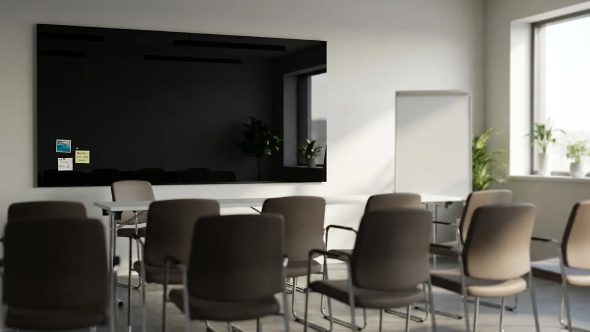Tableau Noir en Verre 200x120cm, Tableau Magnétique sans Cadre, Verre Trempé + ACCESSOIRES – Image 11