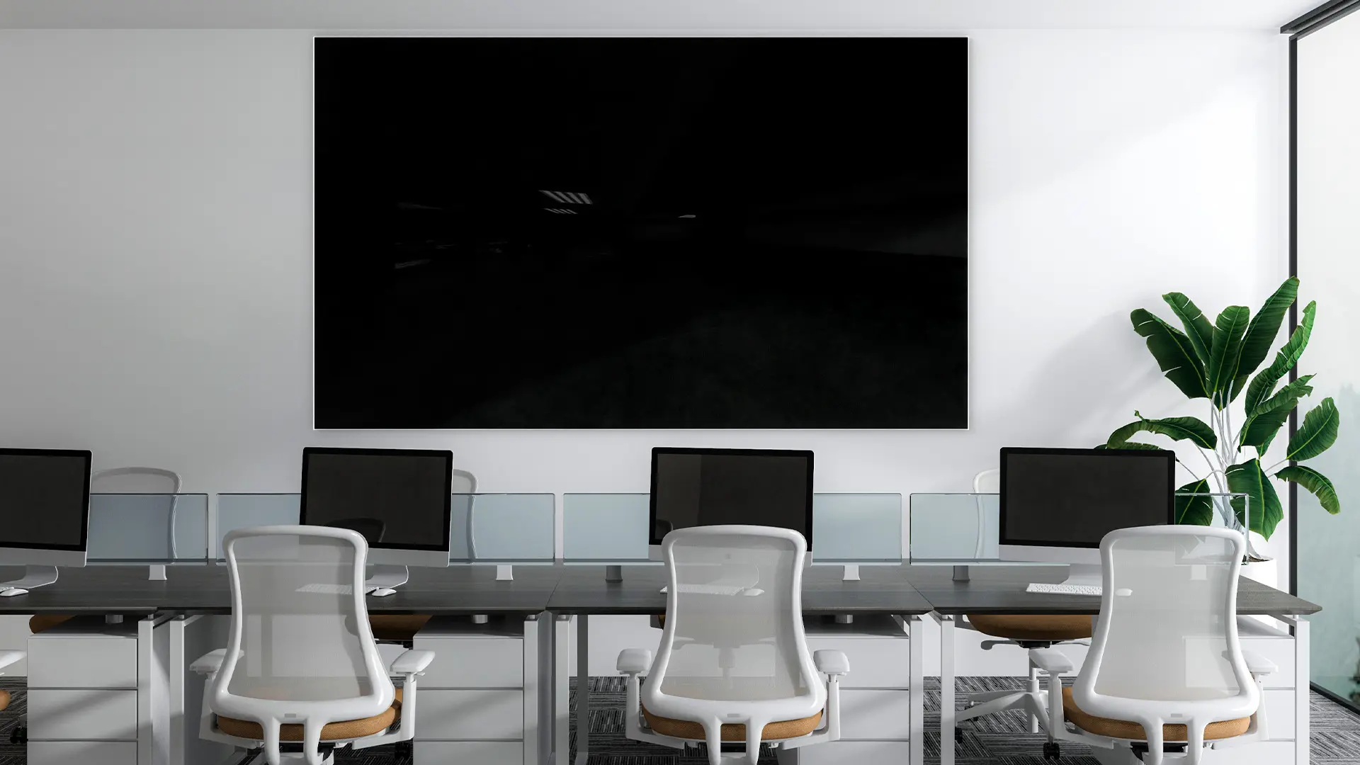 Tableau Noir en Verre 200x120cm, Tableau Magnétique sans Cadre, Verre Trempé + ACCESSOIRES – Image 3