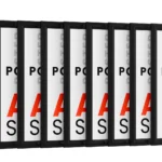 10x Cadre d'affichage A3, cadre à pression noir
