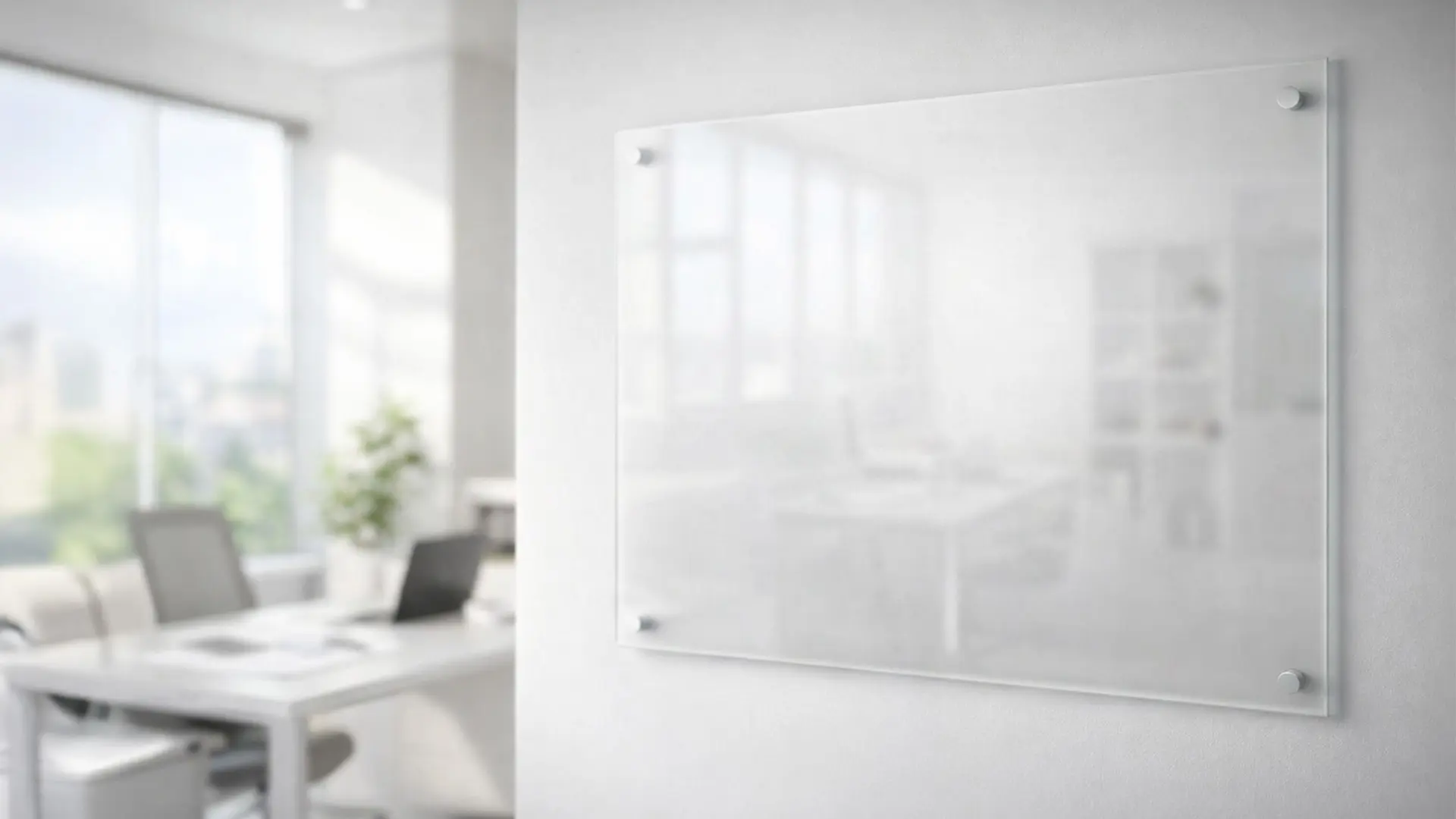 Tableau en Verre non magnétique Transparent 90x60 cm sans Cadre, Verre Trempé – Image 10