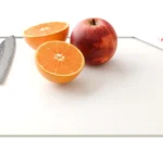 Plaque de Protection en Verre Trempé Universel et Multifonction – Planche à Découper & Plateau en Verre 30x40cm BLANCHE