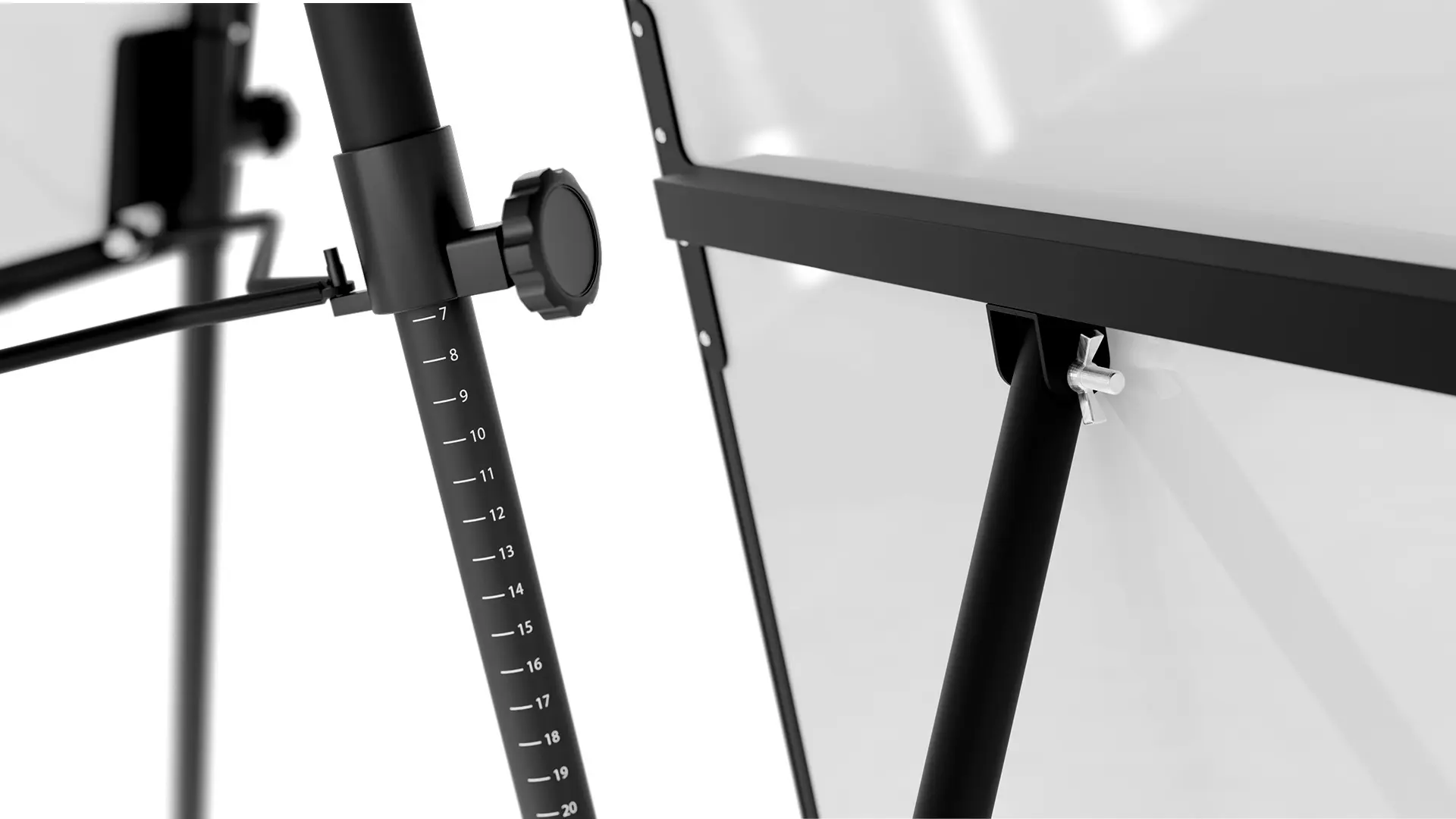Chevalet de Conférence 90x60cm noir + ACCESSOIRES – Image 6