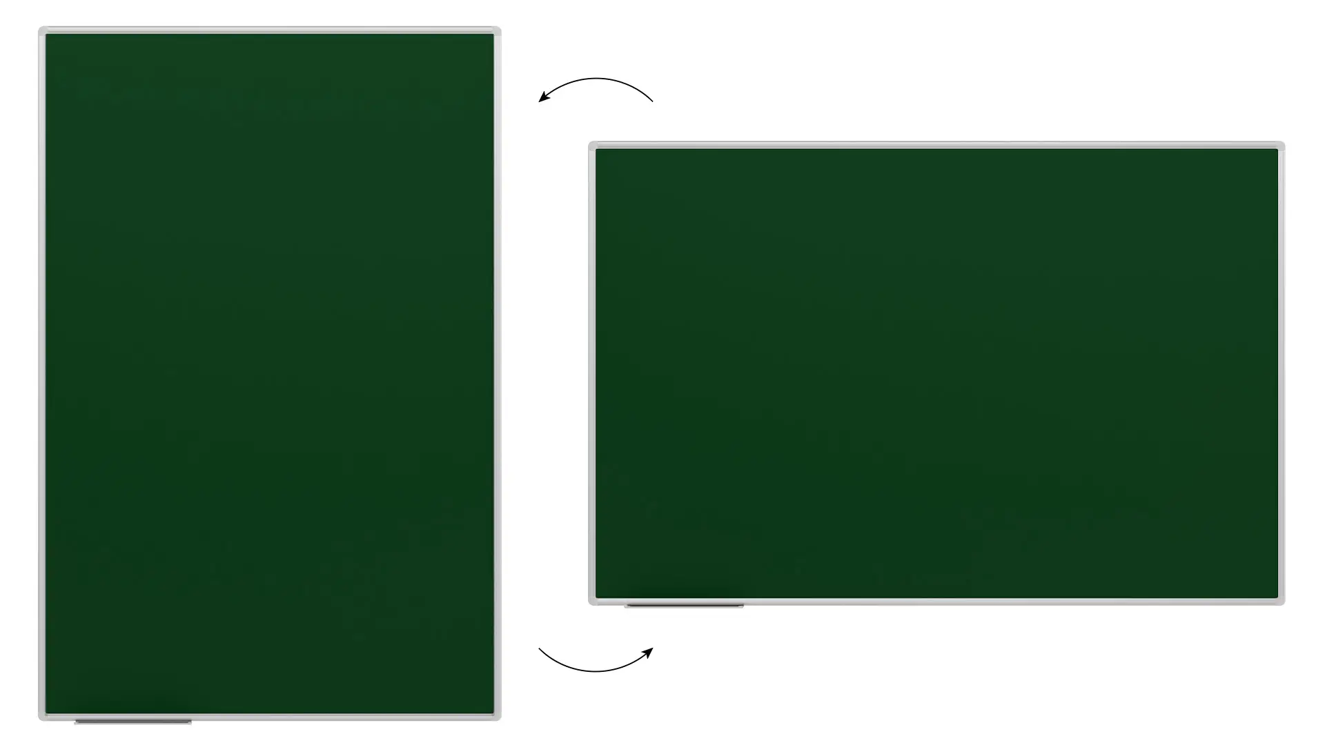 Tableau à Craie Vert Magnétique avec Cadre en Aluminium Premium EXPO 180x120 cm + ACCESSOIRES – Image 5