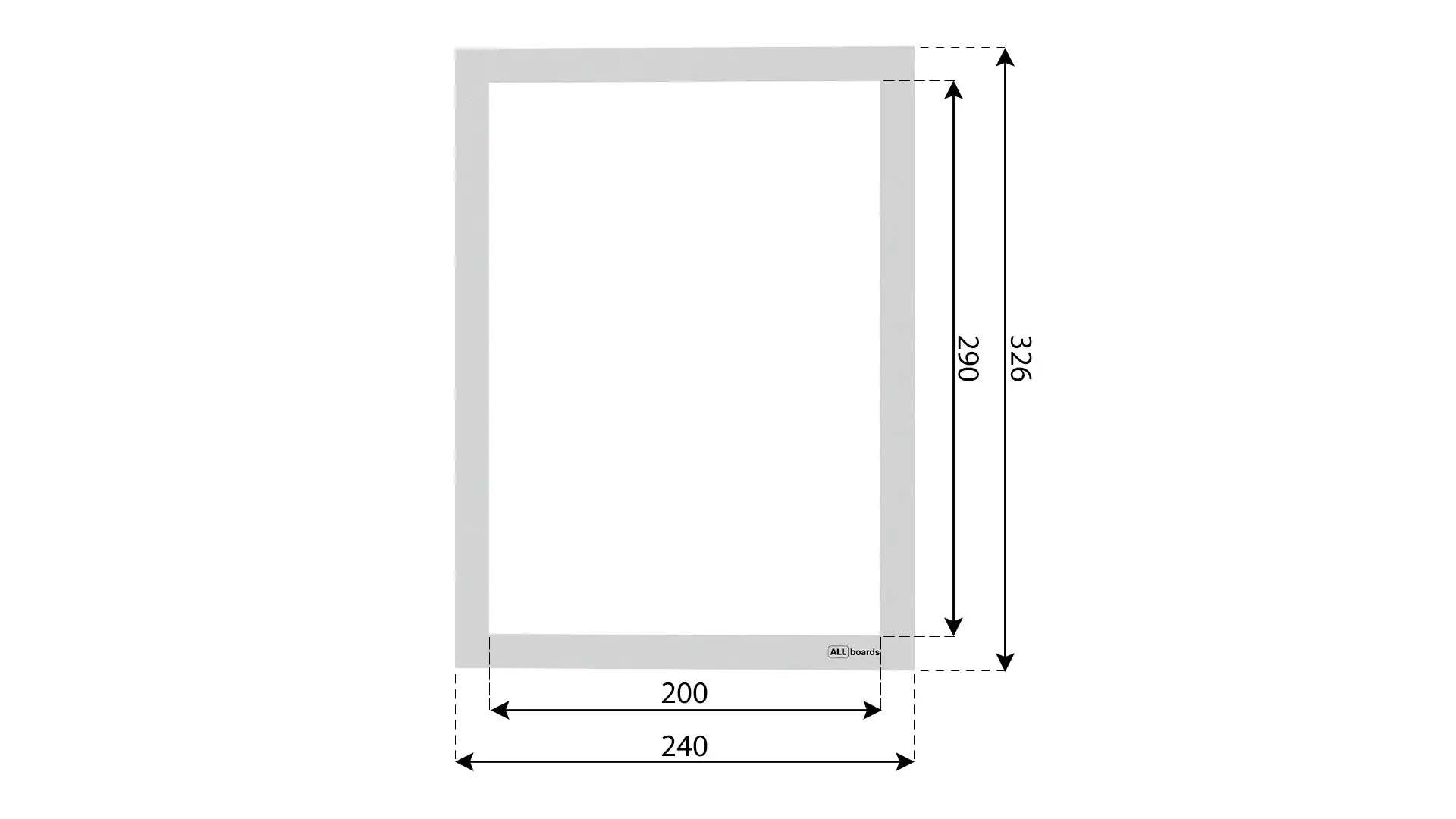 Chemise de présentation autocollante grise A4 set de 5 pièces – Image 4
