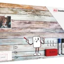 Tableau magnétique METALboards, planches pastel 60×40 cm + accessoires