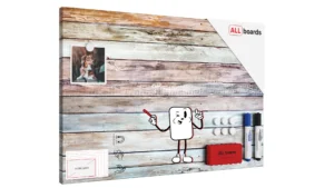 Tableau magnétique METALboards, planches pastel 60×40 cm + accessoires