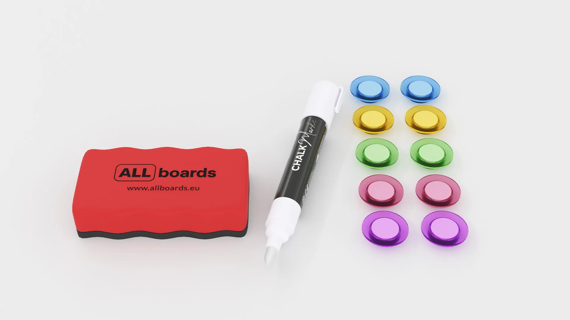 Tableau magnétique METALboards, ardoise foncée 60×40 cm + accessoires – Image 9