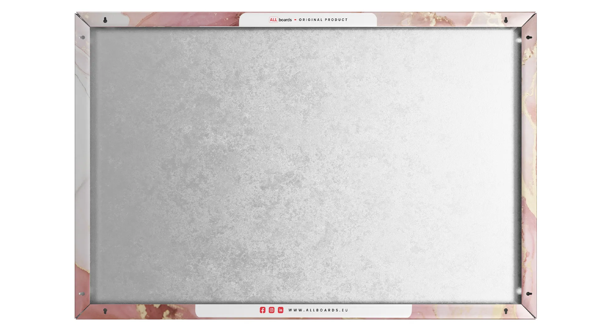 Tableau magnétique METALboards, marbre rose 60×40 cm + accessoires – Image 8