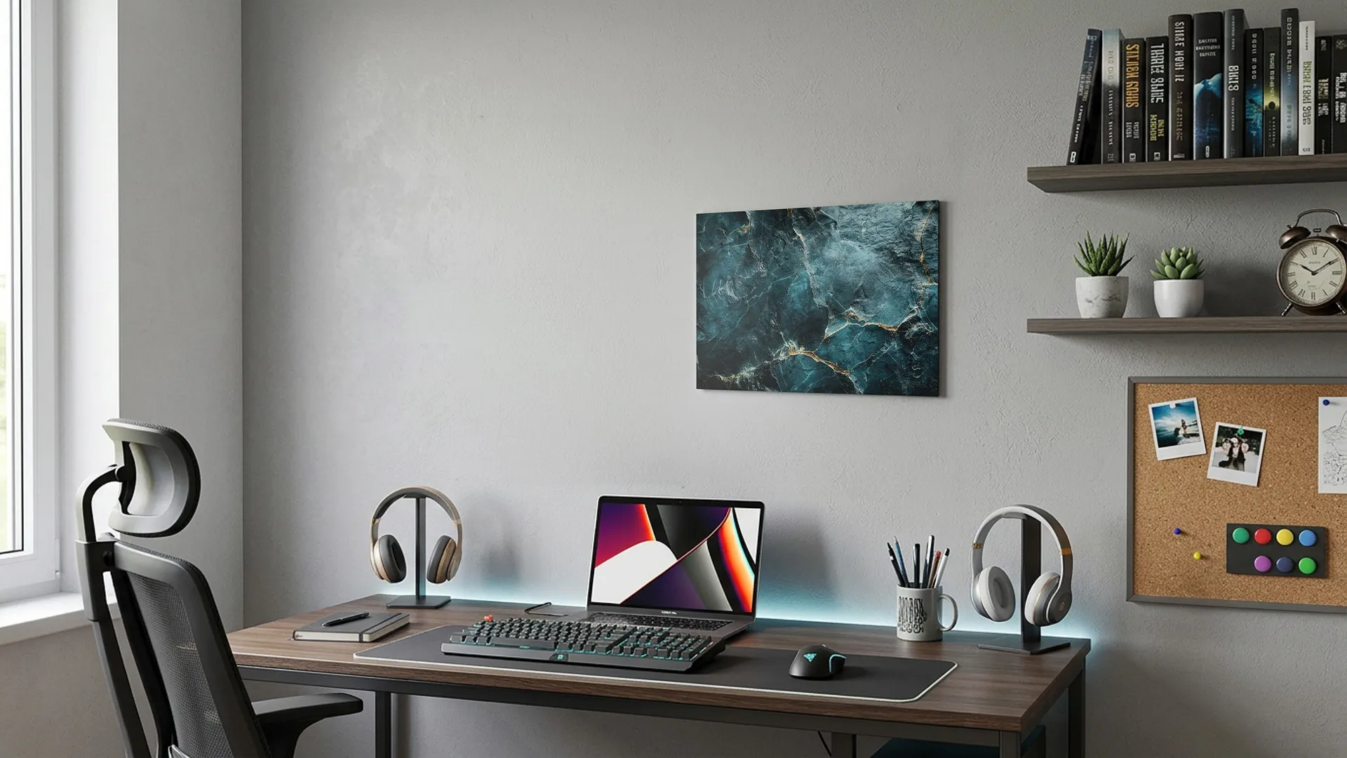 Tableau magnétique METALboards, lapis-lazuli 60×40 cm + accessoires – Image 11