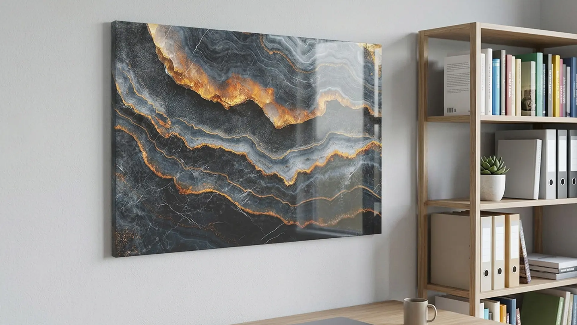 Tableau magnétique METALboards, ardoise foncée 90×60 cm + accessoires – Image 3