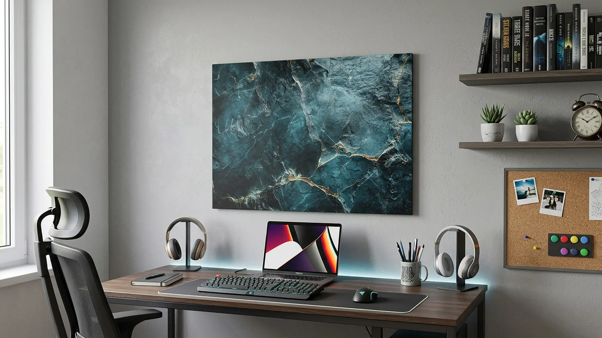 Tableau magnétique METALboards, lapis-lazuli 90×60 cm + accessoires – Image 11