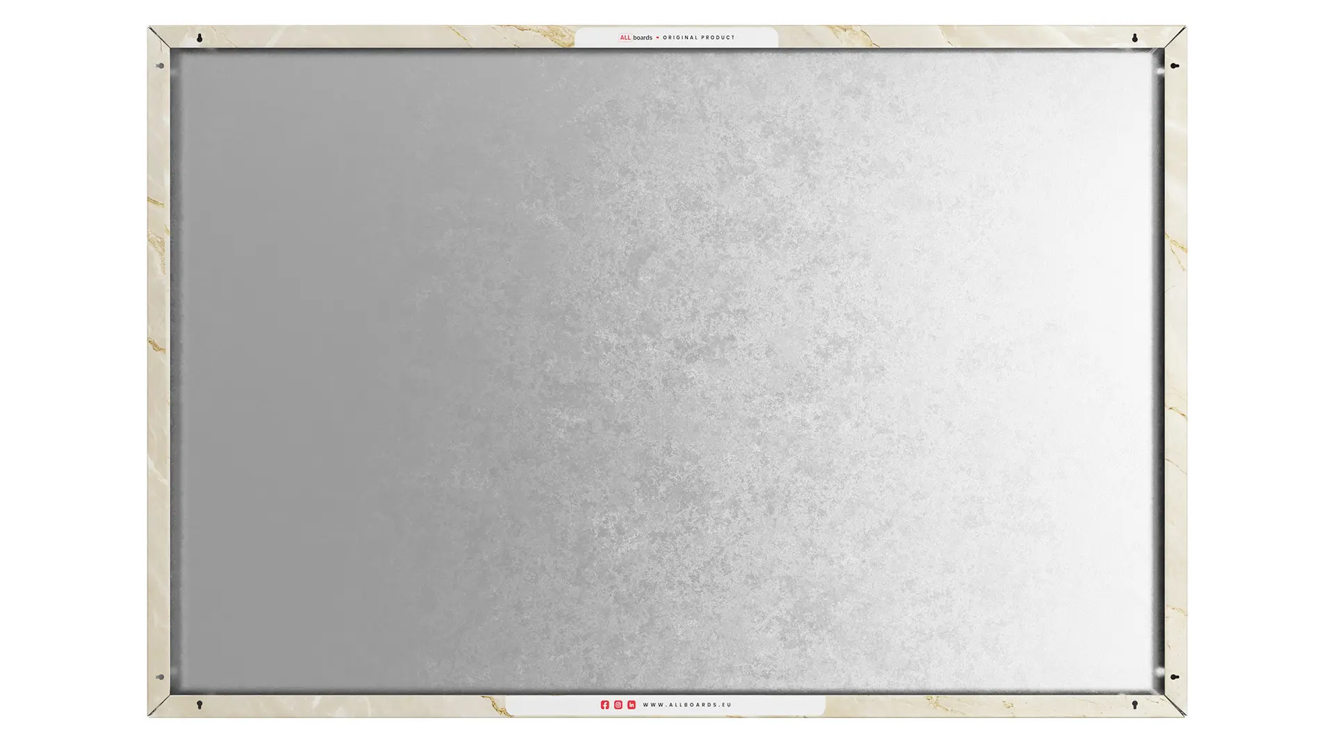 Tableau magnétique METALboards, marbre beige 90×60 cm + accessoires – Image 8