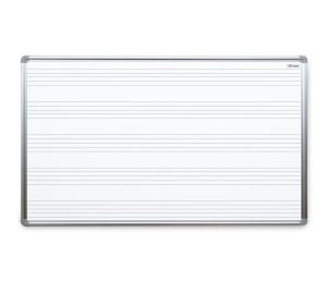 Tableau blanc magnétique effaçable à sec 120x90 cm – Papier à Musique