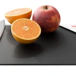 Planche à Découper & Plateau en Verre 30x20cm Style Noir Sombre