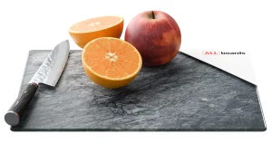 Planche à Découper & Plateau en Verre 30x20cm avec Motif Granite