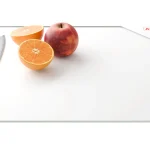 Planche à Découper & Plateau en Verre 50x40cm BLANCHE