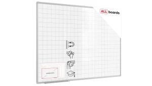 Tableau magnétique effaçable à sec 120x90 – Petits Carreaux