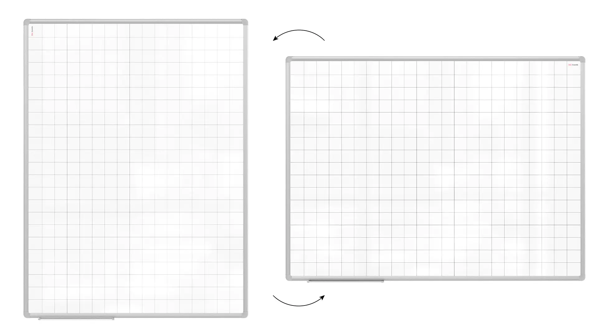 Tableau magnétique effaçable à sec 120x90 – Petits Carreaux – Image 5