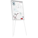 Chevalet de Conférence effaçable à sec et magnétique 100x70cm argenté + ACCESSOIRES