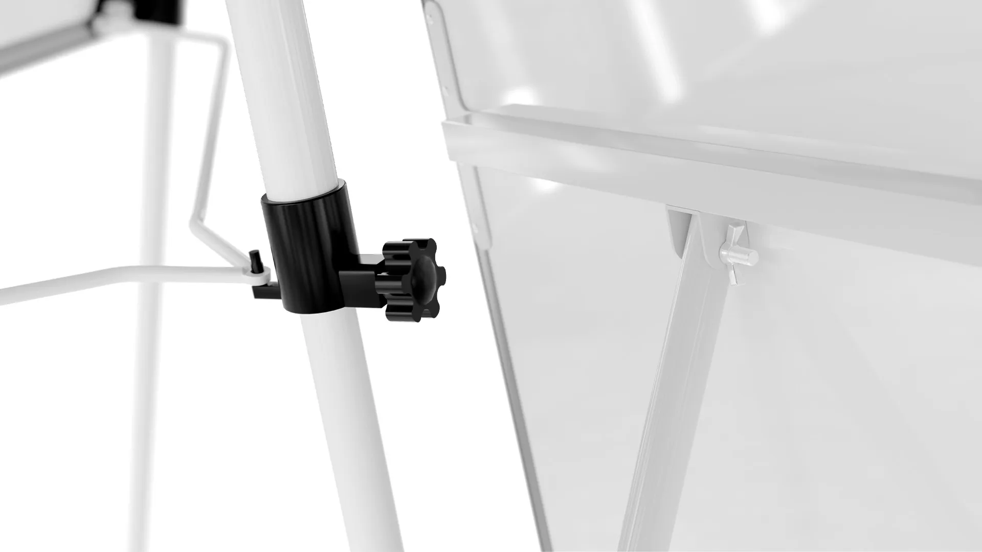 Chevalet de Conférence effaçable à sec et magnétique 100x70cm argenté + ACCESSOIRES – Image 6