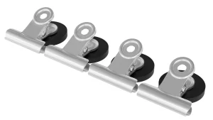 Clip magnétique 5,8 x 5 cm - Lot de 4 pièces
